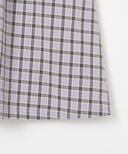 MILKFED.(ミルクフェド)の「PLAID MINI DRESS(ワンピース・レディース・ライトブルー/ライトグリーン/ライトパープル・ONE SIZE)」の22枚目の写真