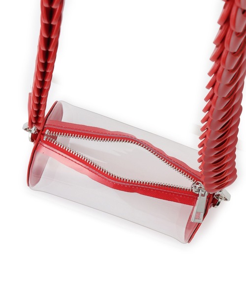 ADAM ET ROPE'（アダムエロペ）の「クリアドラムミニショルダーバッグ（ドラムバッグ・レディース・レッド/ブラック・FREE）」の12枚目の写真