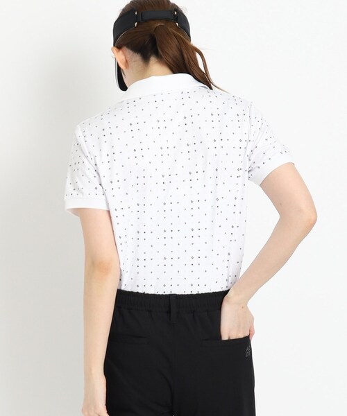 adabat（アダバット）の「◆【ADBT】ミニマムロゴデザイン 半袖ポロシャツ（ポロシャツ・レディース・ピンク系その他/ブルー系5/ホワイト系1・38/42/40）」の11枚目の写真