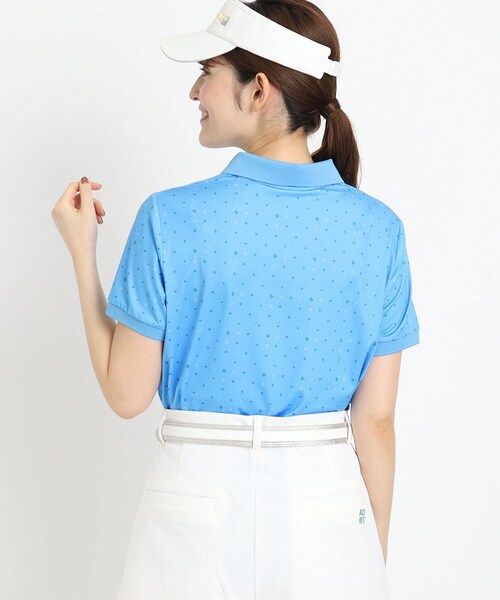 adabat（アダバット）の「◆【ADBT】ミニマムロゴデザイン 半袖ポロシャツ（ポロシャツ・レディース・ピンク系その他/ブルー系5/ホワイト系1・38/42/40）」の21枚目の写真