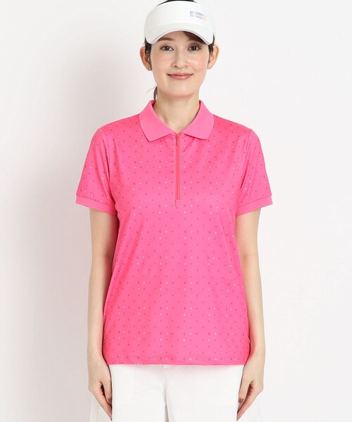 adabat（アダバット）の「◆【ADBT】ミニマムロゴデザイン 半袖ポロシャツ（ポロシャツ・レディース・ピンク系その他/ブルー系5/ホワイト系1・38/42/40）」の17枚目の写真