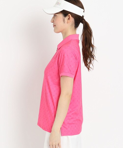 adabat（アダバット）の「◆【ADBT】ミニマムロゴデザイン 半袖ポロシャツ（ポロシャツ・レディース・ピンク系その他/ブルー系5/ホワイト系1・38/42/40）」の16枚目の写真