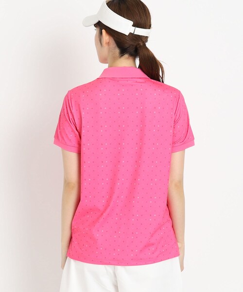 adabat（アダバット）の「◆【ADBT】ミニマムロゴデザイン 半袖ポロシャツ（ポロシャツ・レディース・ピンク系その他/ブルー系5/ホワイト系1・38/42/40）」の15枚目の写真