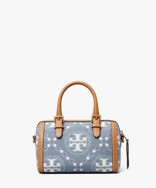 TORY BURCH（トリーバーチ）の「Tモノグラム デニム ミニバレル