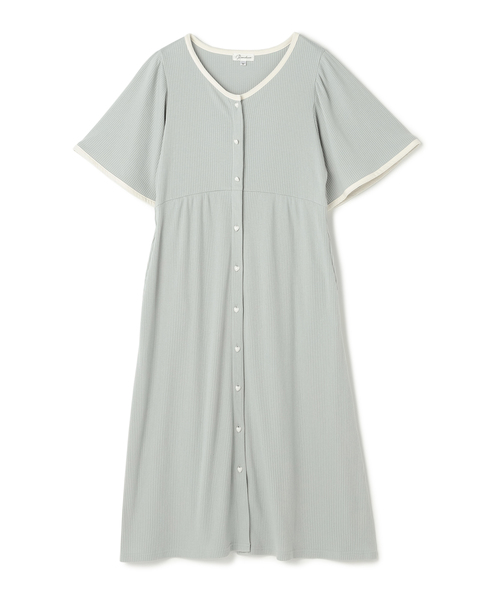 シド☆ ニャンマロ ルームウエア マオプロデュース テレコバイカラーネグリジェ/パジャマ/ルームウェア（マタニティウェア