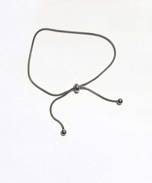 abaskdesign（アバスクデザイン）の「金属アレルギー対応 ボールモチーフスライドチェーンステンレスブレスレット（ブレスレット・レディース・ゴールド/シルバー・FREE）」の10枚目の写真