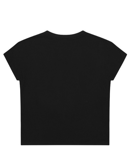 muahmuah(ムーアムーア)の「A'GEM/9 × .kom 『muah muah/ムーアムーア』 LOGOSTITCHHOOKSLEEVELESS/ロゴステッチ スリーブレス(Tシャツ/カットソー・レディース・ホワイト/ブラック・FREE)」の5枚目の写真