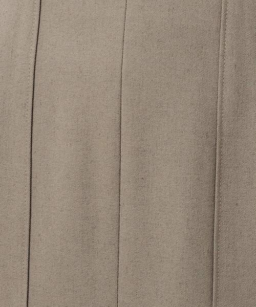 OPAQUE.CLIP（オペークドットクリップ）の「麻混ストレッチタイトスカート【洗濯機洗い可】（スカート・レディース・チャコールグレー/カーキ/ライトベージュ・40/38/42/36）」の7枚目の写真