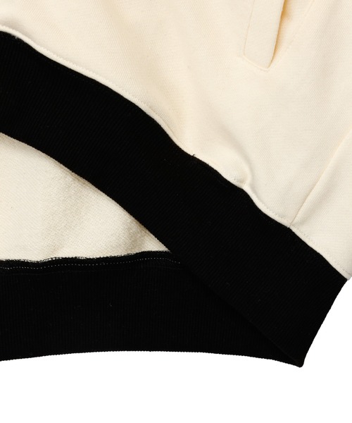 U.S. POLO ASSN.（ユーエスポロアッスン）の「U.S. POLO ASSN. スタンドカラー スウェットジャケット（ジャージ・レディース・ネイビー/グレー/アイボリー/ブラック・M/L）」の12枚目の写真