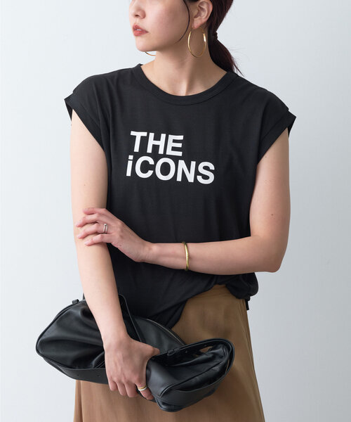 GALLARDAGALANTE(ガリャルダガランテ)の「シアーロゴノースリーブTee(Tシャツ/カットソー・レディース・ブラック/オフホワイト/ブラウン・FREE)」の11枚目の写真