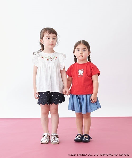 ボウリング ポロシャツ キティちゃん スカート キュロット
