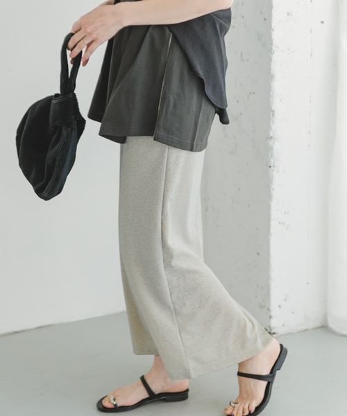 ITEMS URBANRESEARCH（アイテムズ アーバンリサーチ）の「ラメストレッチタイトスカート（スカート・レディース・ブラック/ベージュ/ネイビー・FREE）」の6枚目の写真