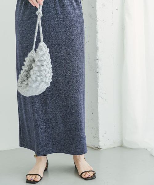 ITEMS URBANRESEARCH（アイテムズ アーバンリサーチ）の「ラメストレッチタイトスカート（スカート・レディース・ブラック/ベージュ/ネイビー・FREE）」の22枚目の写真