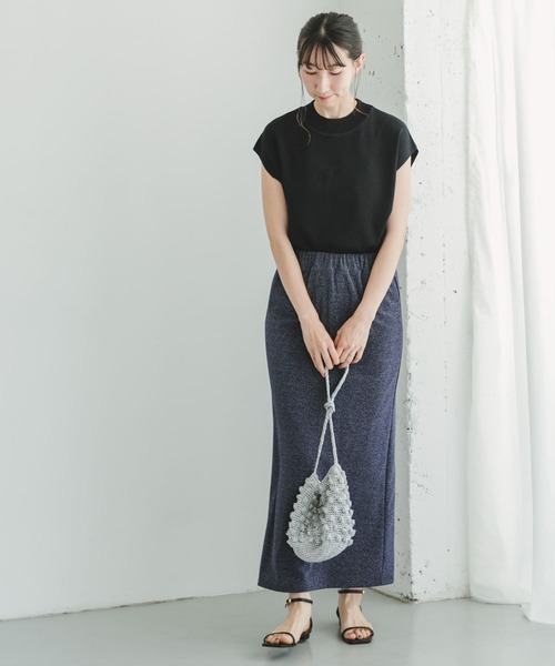 ITEMS URBANRESEARCH（アイテムズ アーバンリサーチ）の「ラメストレッチタイトスカート（スカート・レディース・ブラック/ベージュ/ネイビー・FREE）」の19枚目の写真