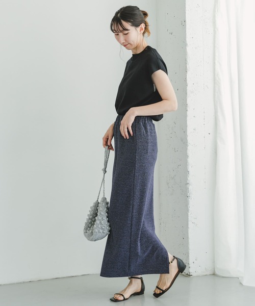 ITEMS URBANRESEARCH（アイテムズ アーバンリサーチ）の「ラメストレッチタイトスカート（スカート・レディース・ブラック/ベージュ/ネイビー・FREE）」の18枚目の写真