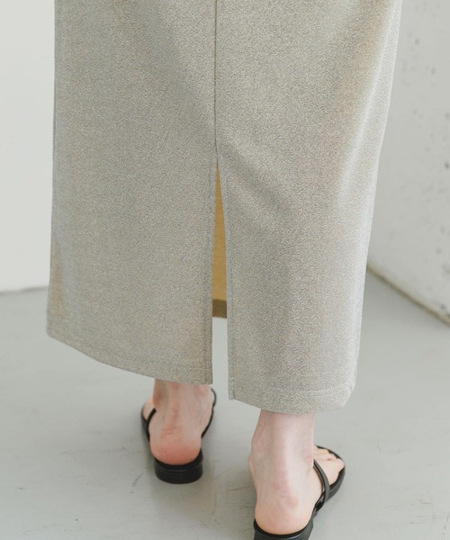 ITEMS URBANRESEARCH（アイテムズ アーバンリサーチ）の「ラメストレッチタイトスカート（スカート・レディース・ブラック/ベージュ/ネイビー・FREE）」の13枚目の写真