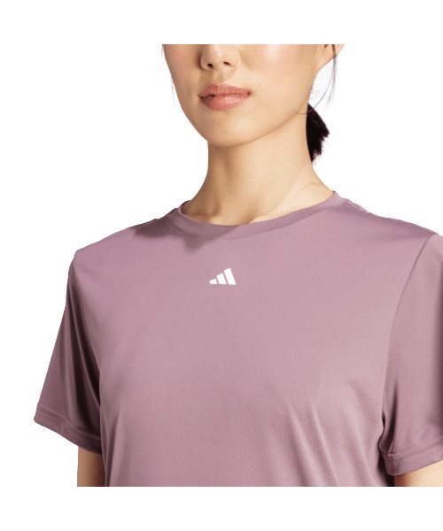 adidas(アディダス)の「アディダス adidas Designed for Training 半袖Tシャツ(Tシャツ/カットソー・レディース・ワイン/ピンク/ライラック・L/M/XL)」の14枚目の写真