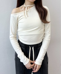 Heather | ワンショルリボンカットソー 140154(Tシャツ/カットソー)