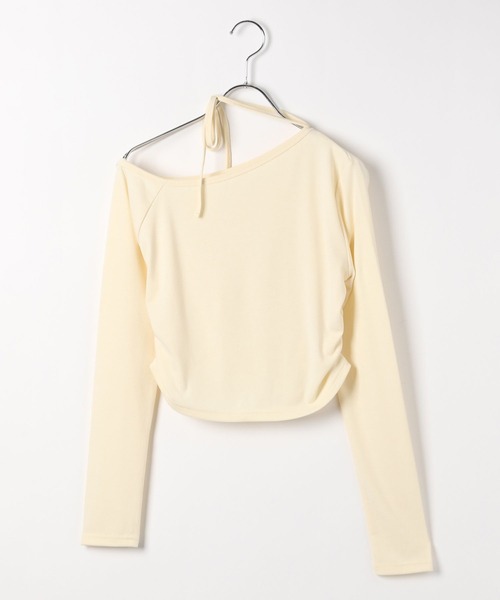 Heather(ヘザー)の「ワンショルリボンカットソー 140154(Tシャツ/カットソー・レディース・アイボリー/ブラック/グレー・FREE)」の7枚目の写真