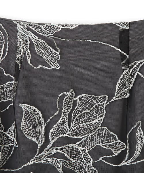 PROPORTION BODY DRESSING（プロポーションボディドレッシング）の「チュール配色レースナロースカート / 1214220805（スカート・レディース・ダークグレー/グレー・MEDIUM/SMALL）」の18枚目の写真