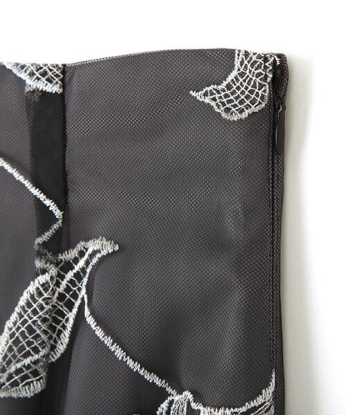 PROPORTION BODY DRESSING（プロポーションボディドレッシング）の「チュール配色レースナロースカート / 1214220805（スカート・レディース・ダークグレー/グレー・MEDIUM/SMALL）」の19枚目の写真