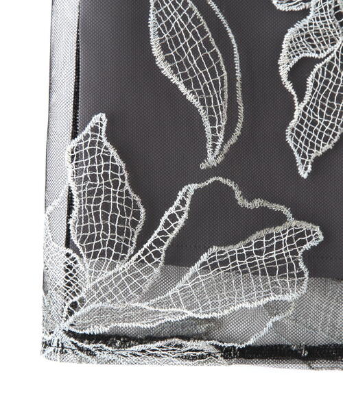 PROPORTION BODY DRESSING（プロポーションボディドレッシング）の「チュール配色レースナロースカート / 1214220805（スカート・レディース・ダークグレー/グレー・MEDIUM/SMALL）」の20枚目の写真