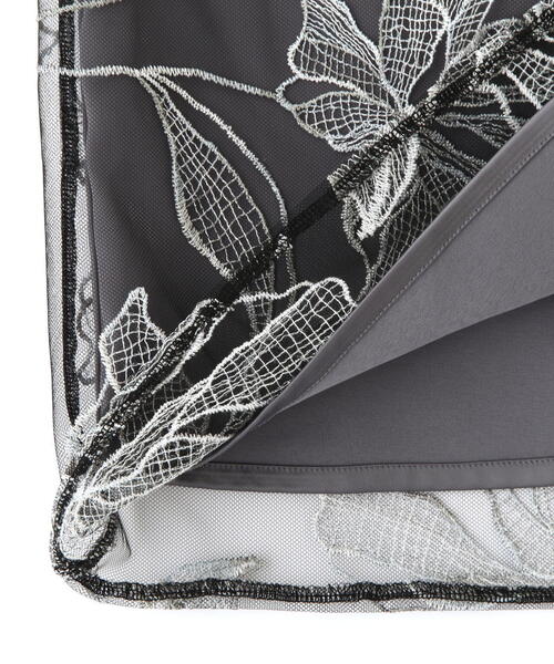 PROPORTION BODY DRESSING（プロポーションボディドレッシング）の「チュール配色レースナロースカート / 1214220805（スカート・レディース・ダークグレー/グレー・MEDIUM/SMALL）」の21枚目の写真