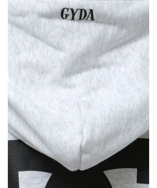 GYDA（ジェイダ）の「【SETUP着用可】GYDA×DC LINEショートパーカー（パーカー・レディース・ブラック/ライトグレー・FREE）」の3枚目の写真