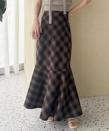 one after another NICE CLAUP | 【S,M,Lサイズ】バックレースアップマーメイドスカート/WEB限定(スカート)