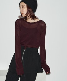 Auntie Rosa Holiday | パワーメッシュシアーロンTEE(Tシャツ/カットソー)