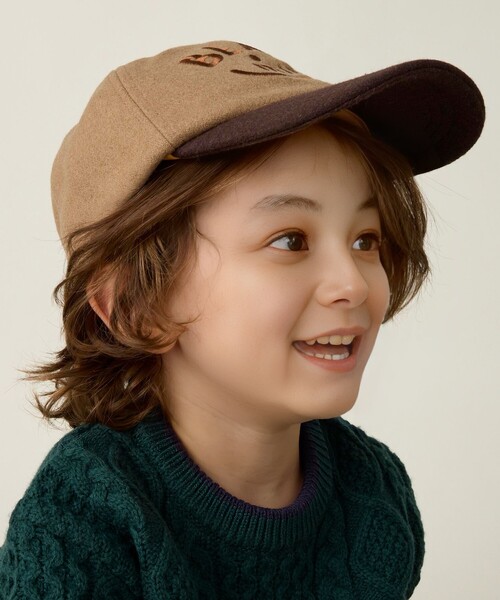 BEAMS mini(ビームスミニ)の「スマイル キャップ 2024FW(キャップ・キッズ・グレー/ライトブラウン/イエロー系その他5・ONE SIZE)」の6枚目の写真