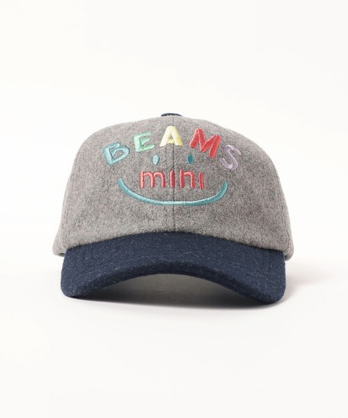 BEAMS mini(ビームスミニ)の「スマイル キャップ 2024FW(キャップ・キッズ・グレー/ライトブラウン/イエロー系その他5・ONE SIZE)」の7枚目の写真