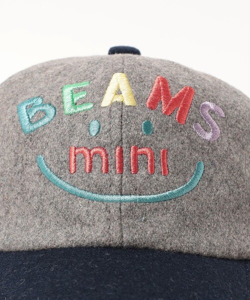 BEAMS mini(ビームスミニ)の「スマイル キャップ 2024FW(キャップ・キッズ・グレー/ライトブラウン/イエロー系その他5・ONE SIZE)」の9枚目の写真