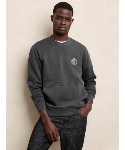 90s BANANA REPUBLIC ロゴ プリント スウェット トレーナー M ⁄ 90年代