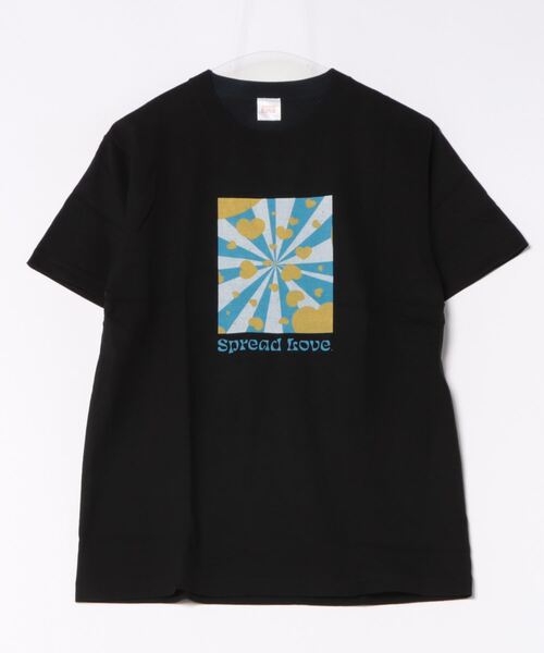 ARCHIVER(アーカイバ)の「【8】【it】【Spread Love】オリジナルプリント S/S T(Tシャツ/カットソー・レディース・ホワイト/ブラック・MEDIUM/LARGE/SMALL)」の1枚目の写真
