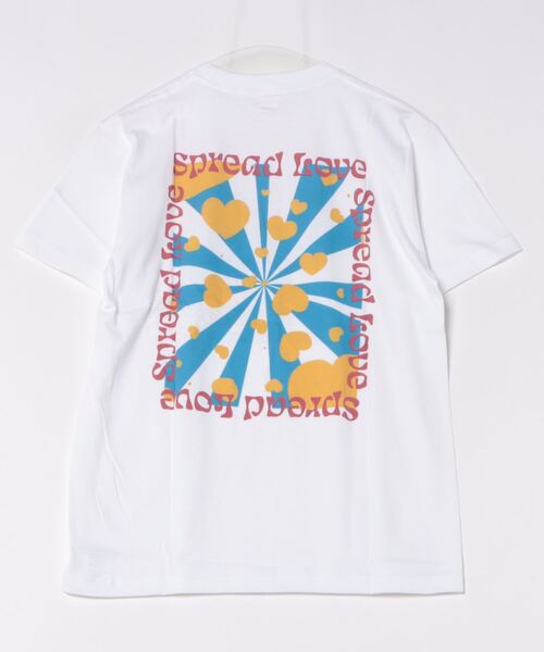 ARCHIVER(アーカイバ)の「【8】【it】【Spread Love】オリジナルプリント S/S T(Tシャツ/カットソー・レディース・ホワイト/ブラック・MEDIUM/LARGE/SMALL)」の3枚目の写真