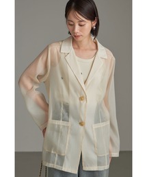 シアーテーラードジャケット