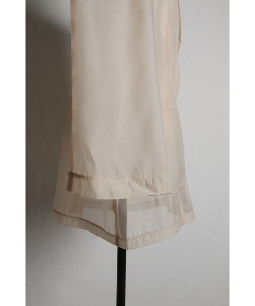 &. NOSTALGIA（アンドドットノスタルジア）の「シアーテーラードジャケット（テーラードジャケット・レディース・ベージュ/ブラック・M）」の21枚目の写真