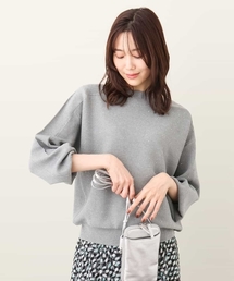 MK MICHEL KLEIN | 2024AW/スパンコール入りドルマンスリーブニット/洗える(ニット/セーター)