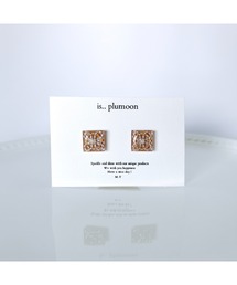 【plumoon】タイル模様ピアス(MA)