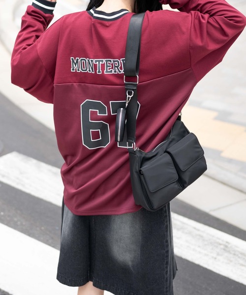 WEGO(ウィゴー)の「WEGO/ナンバリング切り替えプルオーバー(スウェット・レディース・ワイン/ブラック/ダークグリーン/ホワイト/その他1・FREE)」の15枚目の写真