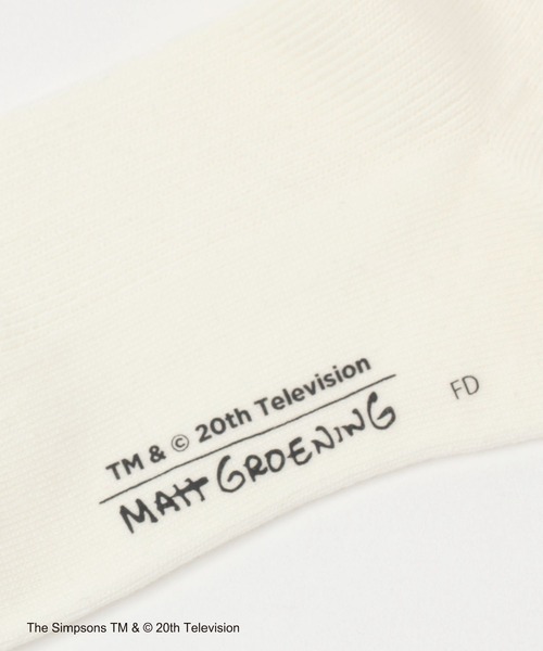 LEPSIM（レプシィム）の「【THE SIMPSONS／ザ・シンプソンズ】刺繍ソックス　140543（ソックス/靴下・レディース・ブラック/オフホワイト/ブルー/グリーン/パープル/イエロー・ONE SIZE）」の11枚目の写真