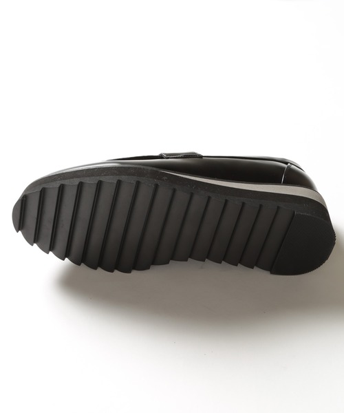 HAUS(ハウス)の「【HAUS】SHARK SOLE COIN LOAFERS シャークソール コインローファー /Pu レザーローファー(ローファー・メンズ・ブラック・LL/L/M/S)」の10枚目の写真