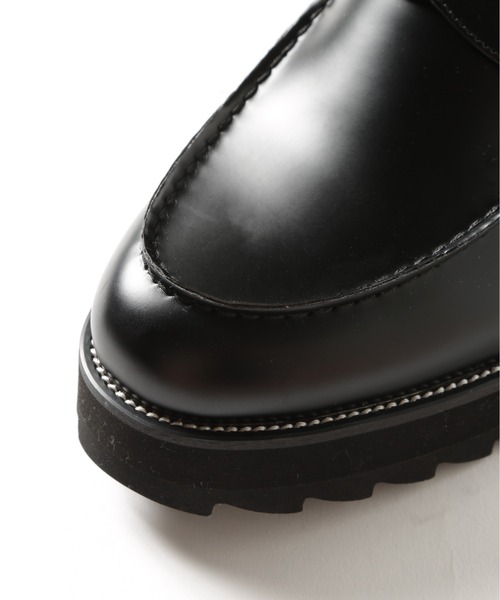 HAUS(ハウス)の「【HAUS】SHARK SOLE COIN LOAFERS シャークソール コインローファー /Pu レザーローファー(ローファー・メンズ・ブラック・LL/L/M/S)」の11枚目の写真