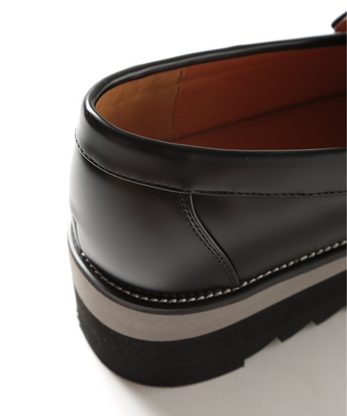 HAUS(ハウス)の「【HAUS】SHARK SOLE COIN LOAFERS シャークソール コインローファー /Pu レザーローファー(ローファー・メンズ・ブラック・LL/L/M/S)」の13枚目の写真