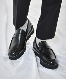 SETUP7（セットアップセブン）の「【HAUS】SHARK SOLE COIN LOAFERS　シャークソール コインローファー /Pu　レザーローファー（ローファー）」