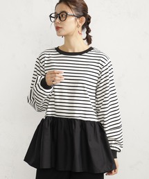 FOUND GOOD | 布帛裾切替プルオーバー(Tシャツ/カットソー)