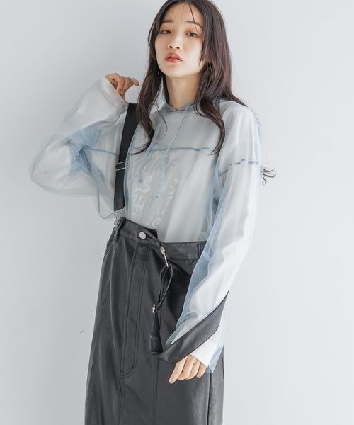 LOWRYS FARM(ローリーズファーム)の「レザージャンスカ 147362(ジャンパースカート・レディース・ブラック・FREE)」の5枚目の写真