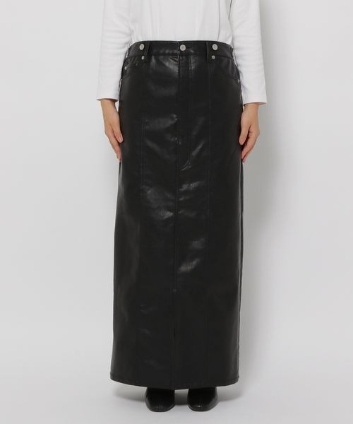 LOWRYS FARM(ローリーズファーム)の「レザージャンスカ 147362(ジャンパースカート・レディース・ブラック・FREE)」の16枚目の写真