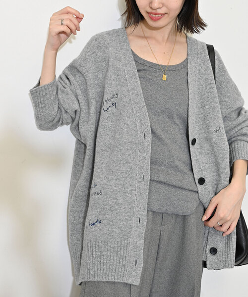 SLOBE IENA（スローブイエナ）の「《追加》embroidery カーディガン